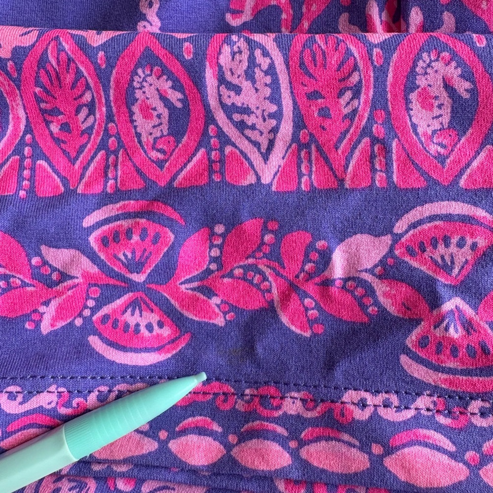Lilly Pulitzer Sophiletta Dress Women’s Medium Mystical Purple Coral Craze - Picture 7 of 7